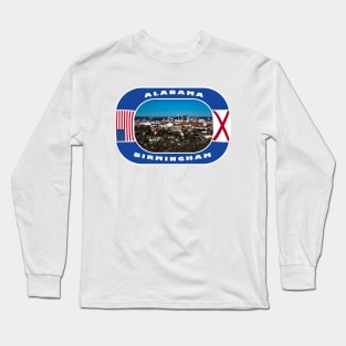 Alabama, Birmingham City, USA Long Sleeve T-Shirt